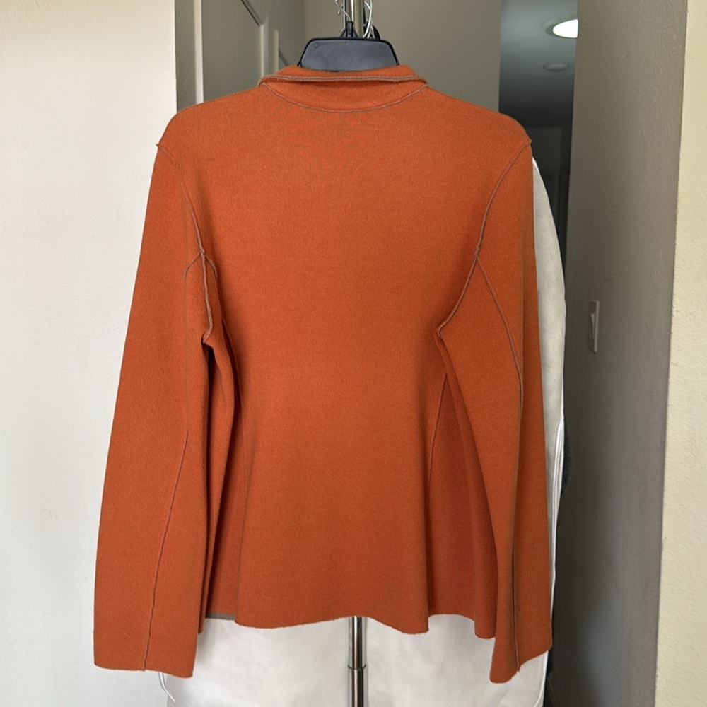 Eileen Fisher Blazer Style Sweater - Picture 3 of 12